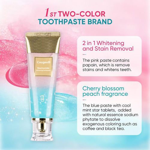 Cougex® Nicotinamide Whitening Toothpaste
