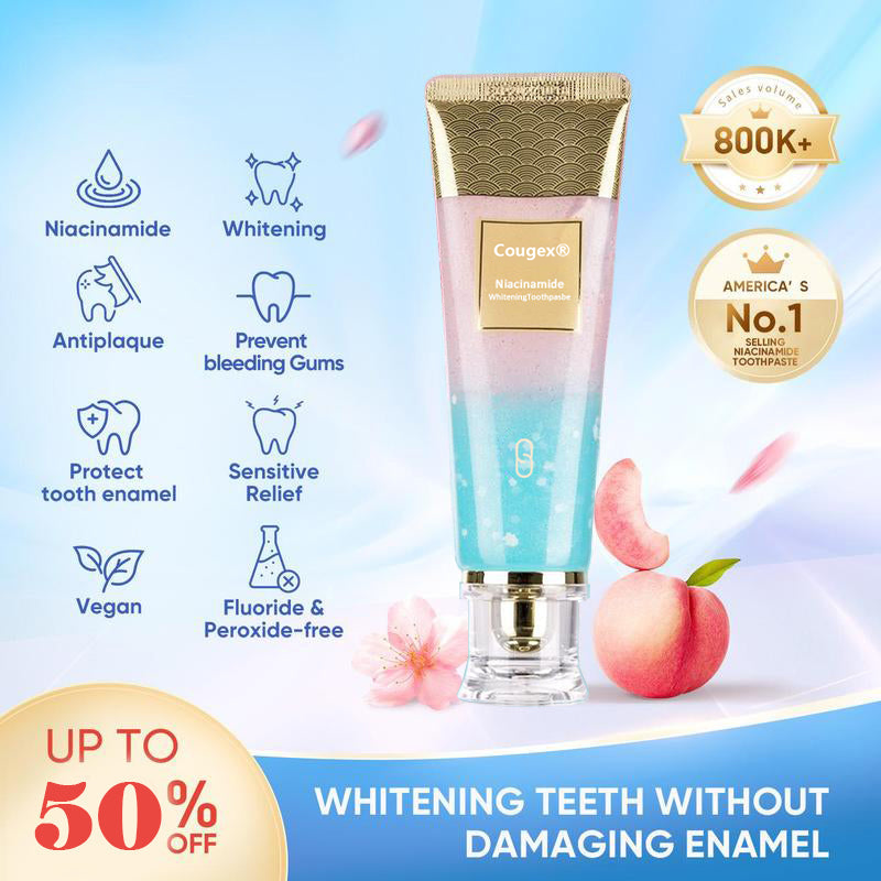 Cougex® Nicotinamide Whitening Toothpaste