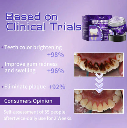 AQA™ Teeth Restoration Mineral Powder🦷(ADA recommended) (🎁Flash Sale - Don’t Miss Out)