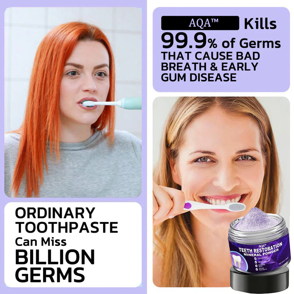 AQA™ Teeth Restoration Mineral Powder🦷(ADA recommended) (🎁Flash Sale - Don’t Miss Out)